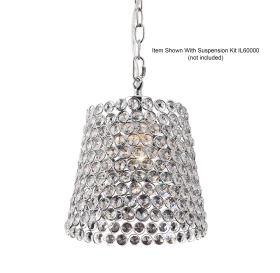 IL60008  Kudo Crystal Lamp Non-Electric SHADE ONLY